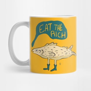 eat the rich fish Mug